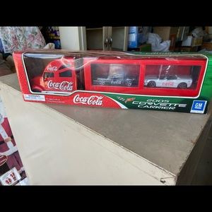 NIP 2005 Coca-cola Semi Corvette carrier lights up